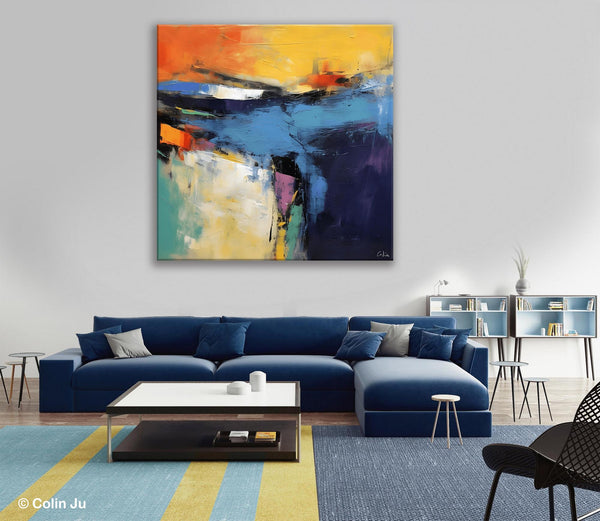 Large Wall Art Painting for Bedroom, Oversized Modern Abstract Wall Paintings, Original Canvas Art, Contemporary Acrylic Painting on Canvas-Art Painting Canvas