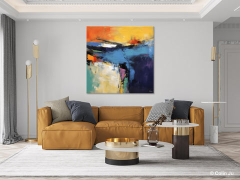 Large Wall Art Painting for Bedroom, Oversized Modern Abstract Wall Paintings, Original Canvas Art, Contemporary Acrylic Painting on Canvas-Art Painting Canvas