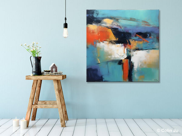 Modern Wall Art Paintings, Canvas Paintings for Bedroom, Buy Wall Art Online, Contemporary Acrylic Painting on Canvas, Large Original Art-Art Painting Canvas
