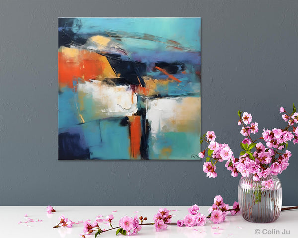 Modern Wall Art Paintings, Canvas Paintings for Bedroom, Buy Wall Art Online, Contemporary Acrylic Painting on Canvas, Large Original Art-Art Painting Canvas