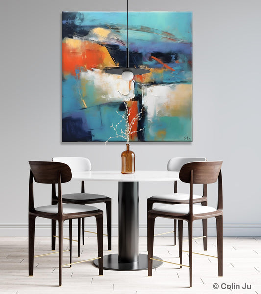 Modern Wall Art Paintings, Canvas Paintings for Bedroom, Buy Wall Art Online, Contemporary Acrylic Painting on Canvas, Large Original Art-Art Painting Canvas