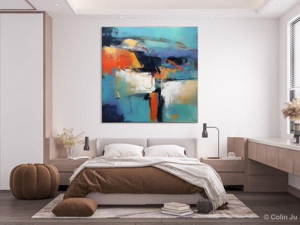 Modern Wall Art Paintings, Canvas Paintings for Bedroom, Buy Wall Art Online, Contemporary Acrylic Painting on Canvas, Large Original Art-Art Painting Canvas