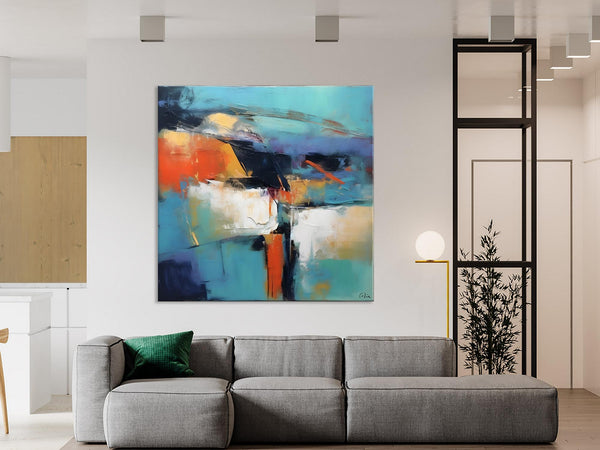 Modern Wall Art Paintings, Canvas Paintings for Bedroom, Buy Wall Art Online, Contemporary Acrylic Painting on Canvas, Large Original Art-Art Painting Canvas