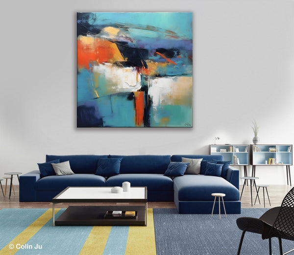 Modern Wall Art Paintings, Canvas Paintings for Bedroom, Buy Wall Art Online, Contemporary Acrylic Painting on Canvas, Large Original Art-Art Painting Canvas
