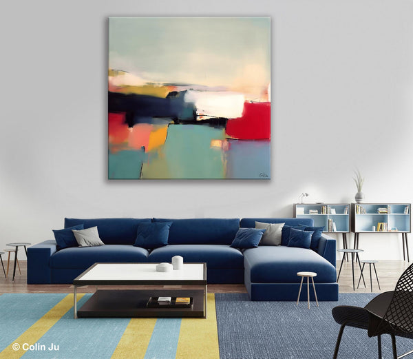 Simple Modern Wall Art, Extra Large Canvas Painting for Living Room, Oversized Contemporary Acrylic Paintings, Original Abstract Paintings-Art Painting Canvas