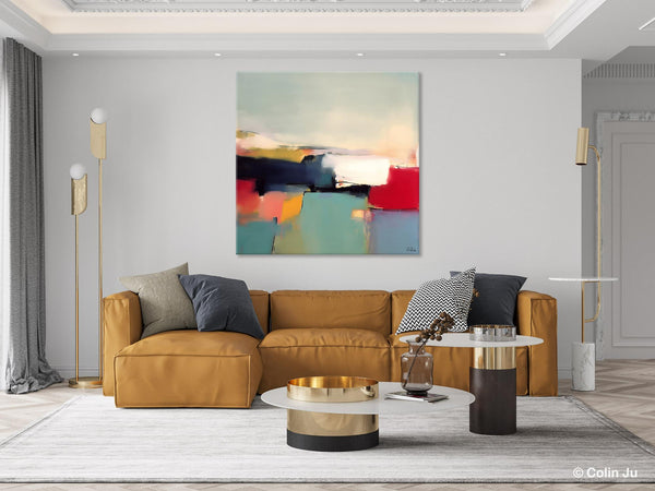 Simple Modern Wall Art, Extra Large Canvas Painting for Living Room, Oversized Contemporary Acrylic Paintings, Original Abstract Paintings-Art Painting Canvas