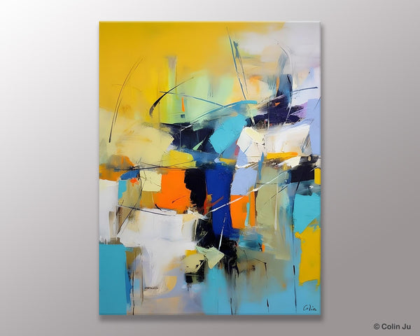 Contemporary Abstract Art, Bedroom Canvas Art Ideas, Large Painting for Sale, Buy Large Paintings Online, Original Modern Abstract Art-Art Painting Canvas