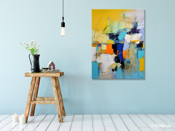 Contemporary Abstract Art, Bedroom Canvas Art Ideas, Large Painting for Sale, Buy Large Paintings Online, Original Modern Abstract Art-Art Painting Canvas
