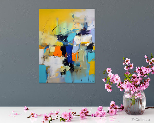 Contemporary Abstract Art, Bedroom Canvas Art Ideas, Large Painting for Sale, Buy Large Paintings Online, Original Modern Abstract Art-Art Painting Canvas