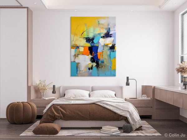 Contemporary Abstract Art, Bedroom Canvas Art Ideas, Large Painting for Sale, Buy Large Paintings Online, Original Modern Abstract Art-Art Painting Canvas