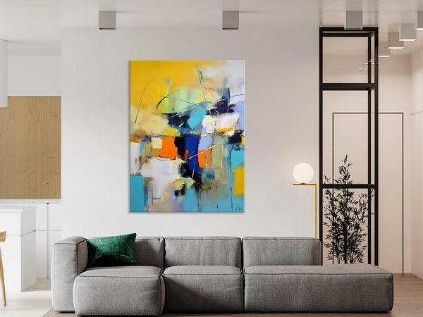 Contemporary Abstract Art, Bedroom Canvas Art Ideas, Large Painting for Sale, Buy Large Paintings Online, Original Modern Abstract Art-Art Painting Canvas