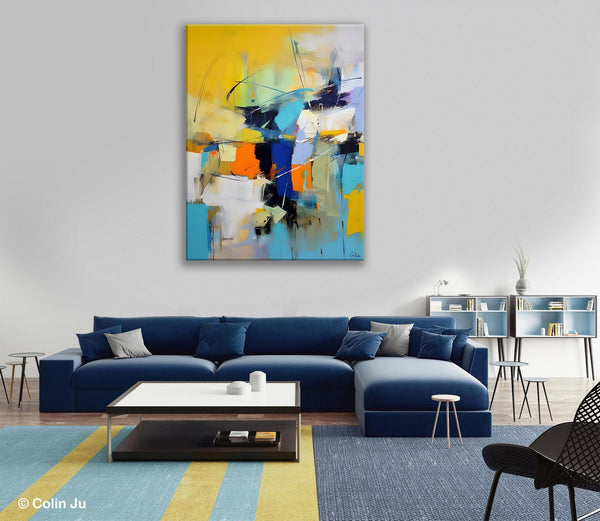 Contemporary Abstract Art, Bedroom Canvas Art Ideas, Large Painting for Sale, Buy Large Paintings Online, Original Modern Abstract Art-Art Painting Canvas