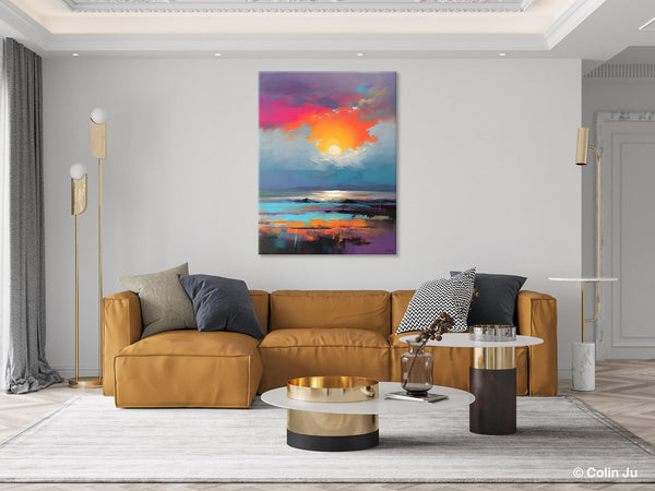 Original Hand Painted Oil Paintings, Canvas Paintings Behind Sofa, Contemporary Canvas Wall Art, Abstract Paintings for Bedroom, Buy Paintings Online-Art Painting Canvas