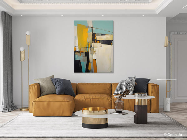 Large Paintings for Living Room, Hand Painted Acrylic Painting, Bedroom Wall Art Paintings, Original Modern Contemporary Art, Abstract Paintings for Dining Room-Art Painting Canvas