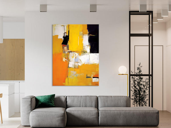 Oversized Canvas Wall Art Paintings, Contemporary Acrylic Painting on Canvas, Original Modern Artwork, Large Abstract Painting for Bedroom-Art Painting Canvas