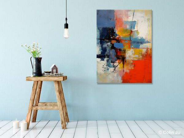 Simple Painting Ideas for Living Room, Acrylic Painting on Canvas, Original Hand Painted Art, Buy Paintings Online, Oversized Canvas Paintings-Art Painting Canvas