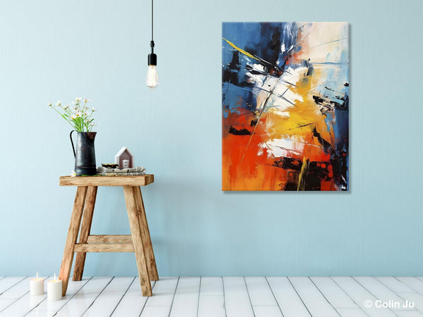 Paintings for Living Room, Abstract Acrylic Painting, Abstract Painting Ideas for Bedroom, Original Abstract Canvas Paintings, Hand Painted Wall Painting-Art Painting Canvas