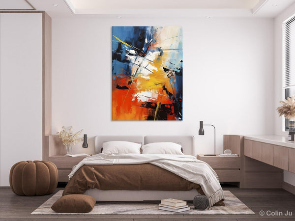 Paintings for Living Room, Abstract Acrylic Painting, Abstract Painting Ideas for Bedroom, Original Abstract Canvas Paintings, Hand Painted Wall Painting-Art Painting Canvas