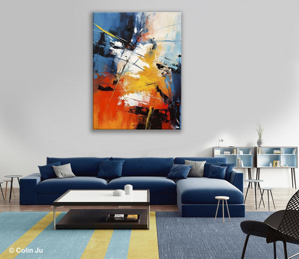Paintings for Living Room, Abstract Acrylic Painting, Abstract Painting Ideas for Bedroom, Original Abstract Canvas Paintings, Hand Painted Wall Painting-Art Painting Canvas
