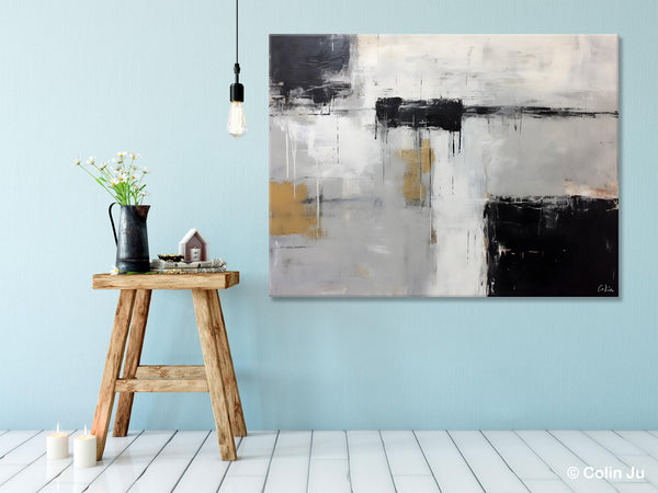 Contemporary Acrylic Paintings, Extra Large Painting on Canvas, Large Original Abstract Wall Art, Large Canvas Paintings for Bedroom-Art Painting Canvas