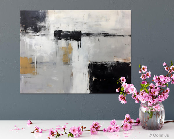 Contemporary Acrylic Paintings, Extra Large Painting on Canvas, Large Original Abstract Wall Art, Large Canvas Paintings for Bedroom-Art Painting Canvas