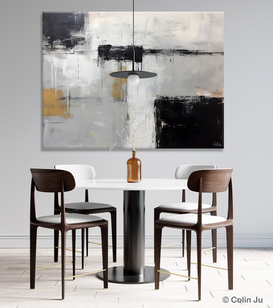 Contemporary Acrylic Paintings, Extra Large Painting on Canvas, Large Original Abstract Wall Art, Large Canvas Paintings for Bedroom-Art Painting Canvas