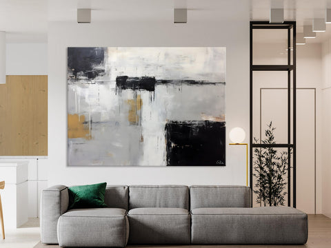 Contemporary Acrylic Paintings, Extra Large Painting on Canvas, Large Original Abstract Wall Art, Large Canvas Paintings for Bedroom-Art Painting Canvas