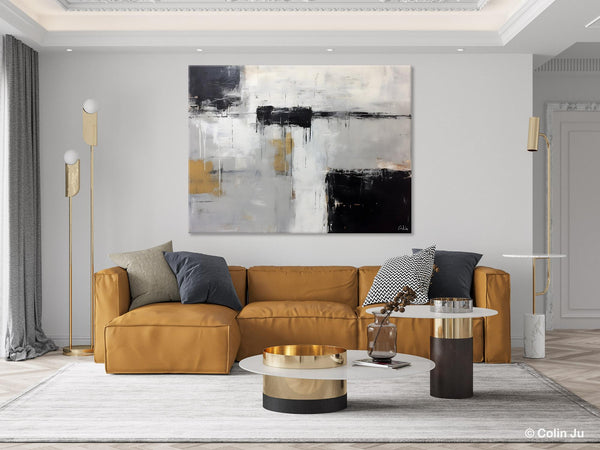 Contemporary Acrylic Paintings, Extra Large Painting on Canvas, Large Original Abstract Wall Art, Large Canvas Paintings for Bedroom-Art Painting Canvas