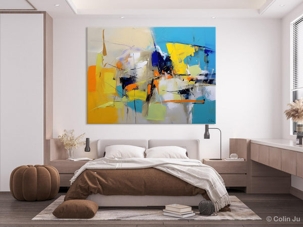 Simple Modern Abstract Art, Hand Painted Canvas Art, Original Wall Art Paintings, Modern Paintings for Living Room, Buy Paintings Online-Art Painting Canvas