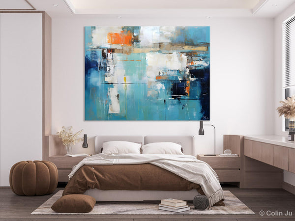 Original Modern Wall Paintings, Contemporary Canvas Art, Heavy Texture Canavas Art, Abstract Painting for Bedroom, Modern Acrylic Artwork-Art Painting Canvas