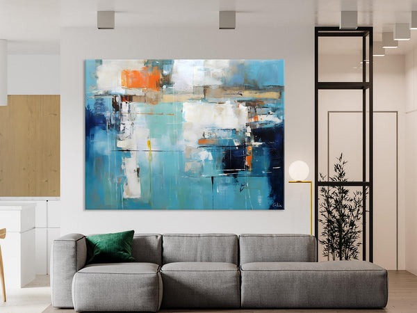 Original Modern Wall Paintings, Contemporary Canvas Art, Heavy Texture Canavas Art, Abstract Painting for Bedroom, Modern Acrylic Artwork-Art Painting Canvas
