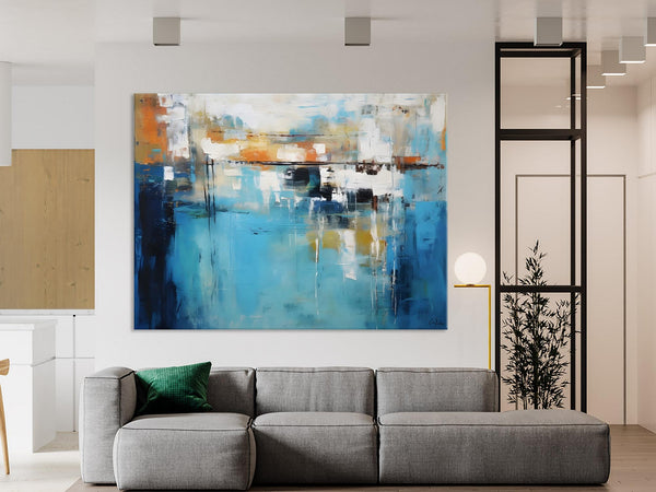Contemporary Canvas Art, Heavy Texture Canavas Art, Original Modern Wall Paintings, Abstract Painting for Bedroom, Modern Acrylic Artwork-Art Painting Canvas