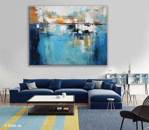 Contemporary Canvas Art, Heavy Texture Canavas Art, Original Modern Wall Paintings, Abstract Painting for Bedroom, Modern Acrylic Artwork-Art Painting Canvas