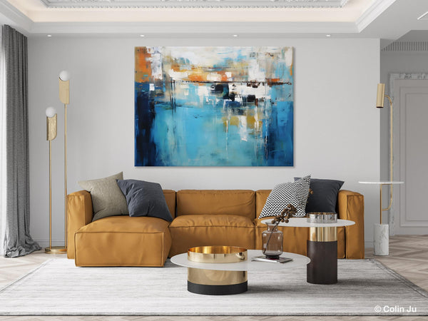 Contemporary Canvas Art, Heavy Texture Canavas Art, Original Modern Wall Paintings, Abstract Painting for Bedroom, Modern Acrylic Artwork-Art Painting Canvas