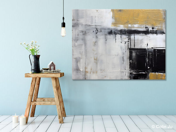 Oversized Paintings on Canvas, Large Original Abstract Wall Art, Simple Modern Art, Contemporary Acrylic Paintings, Large Canvas Paintings for Bedroom-Art Painting Canvas