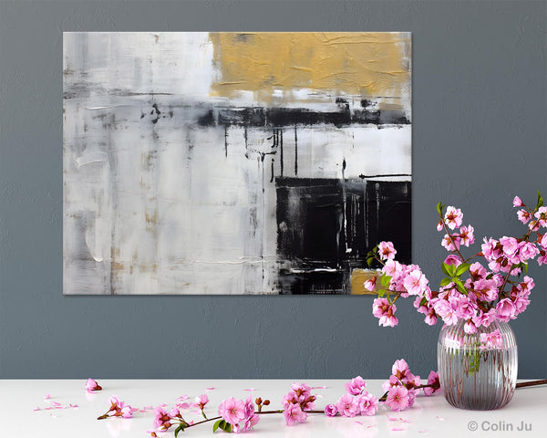 Oversized Paintings on Canvas, Large Original Abstract Wall Art, Simple Modern Art, Contemporary Acrylic Paintings, Large Canvas Paintings for Bedroom-Art Painting Canvas