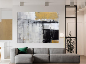 Oversized Paintings on Canvas, Large Original Abstract Wall Art, Simple Modern Art, Contemporary Acrylic Paintings, Large Canvas Paintings for Bedroom-Art Painting Canvas