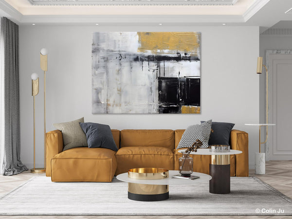 Oversized Paintings on Canvas, Large Original Abstract Wall Art, Simple Modern Art, Contemporary Acrylic Paintings, Large Canvas Paintings for Bedroom-Art Painting Canvas