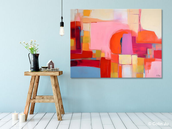 Living Room Abstract Paintings, Hand Painted Canvas Paintings, Original Modern Wall Art Paintings, Modern Acrylic Paintings on Canvas-Art Painting Canvas