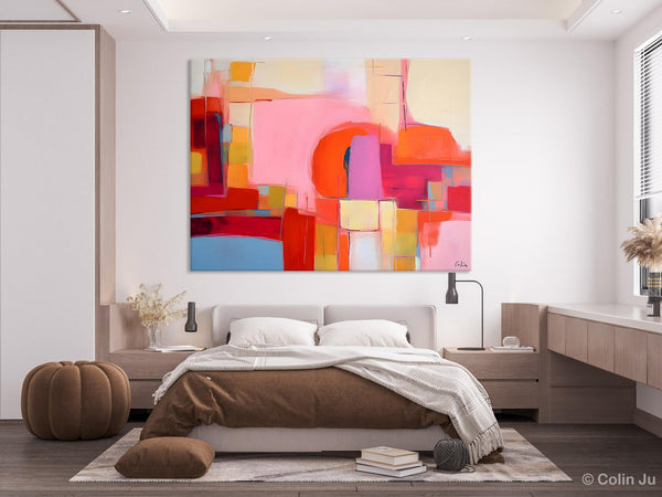 Living Room Abstract Paintings, Hand Painted Canvas Paintings, Original Modern Wall Art Paintings, Modern Acrylic Paintings on Canvas-Art Painting Canvas