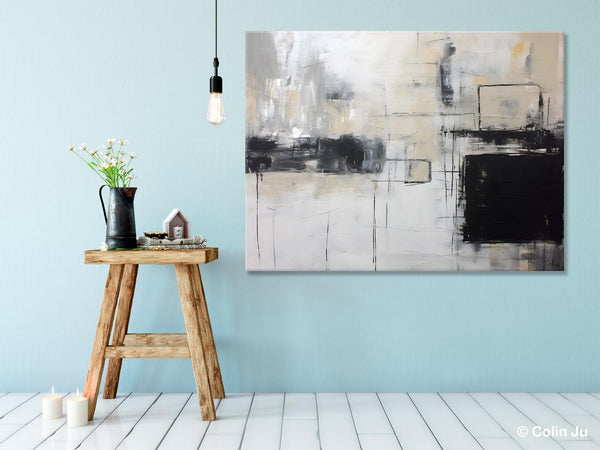 Large Wall Art Paintings, Simple Canvas Art, Simple Abstract Paintings, Contemporary Painting on Canvas, Original Canvas Wall Art for sale-Art Painting Canvas