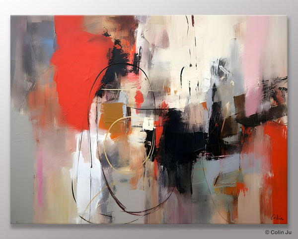 Large Wall Art Paintings Behind Sofa, Acrylic Paintings on Canvas, Original Acrylic Paintings, Modern Canvas Paintings, Hand Painted Canvas Art-Art Painting Canvas