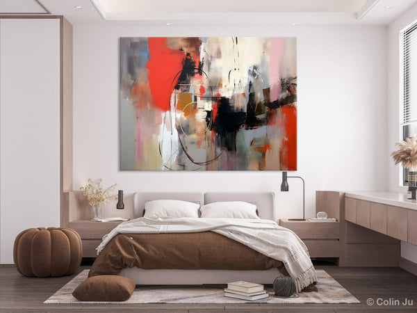 Large Wall Art Paintings Behind Sofa, Acrylic Paintings on Canvas, Original Acrylic Paintings, Modern Canvas Paintings, Hand Painted Canvas Art-Art Painting Canvas
