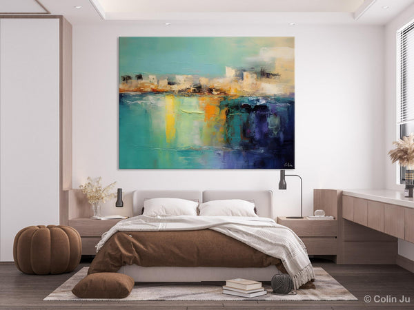 Contemporary Canvas Wall Art, Original Hand Painted Canvas Art, Acrylic Paintings Behind Sofa, Abstract Paintings for Bedroom, Buy Paintings Online-Art Painting Canvas
