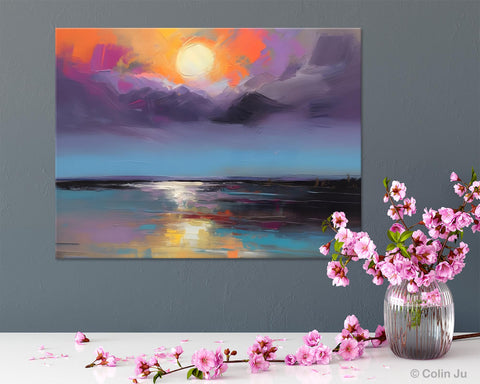 Acrylic Paintings on Canvas, Large Paintings for Bedroom, Landscape Pa –  Art Painting Canvas