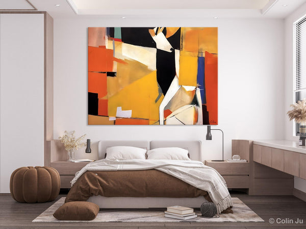 Extra Large Paintings for Living Room, Hand Painted Wall Art Paintings, Original Abstract Acrylic Painting, Abstract Wall Art for Dining Room-Art Painting Canvas