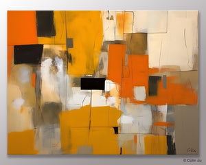 Acrylic Wall Art Painting, Acrylic Paintings for Living Room, Hand Painted Wall Painting, Simple Modern Art, Large Original Abstract Paintings-Art Painting Canvas