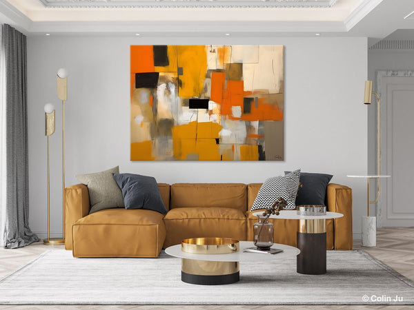 Acrylic Wall Art Painting, Acrylic Paintings for Living Room, Hand Painted Wall Painting, Simple Modern Art, Large Original Abstract Paintings-Art Painting Canvas