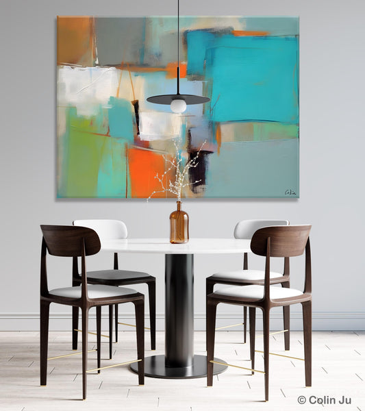 Simple Abstract Art, Large Wall Art Painting for Bedroom, Contemporary Acrylic Painting on Canvas, Original Canvas Art, Modern Wall Paintings-Art Painting Canvas