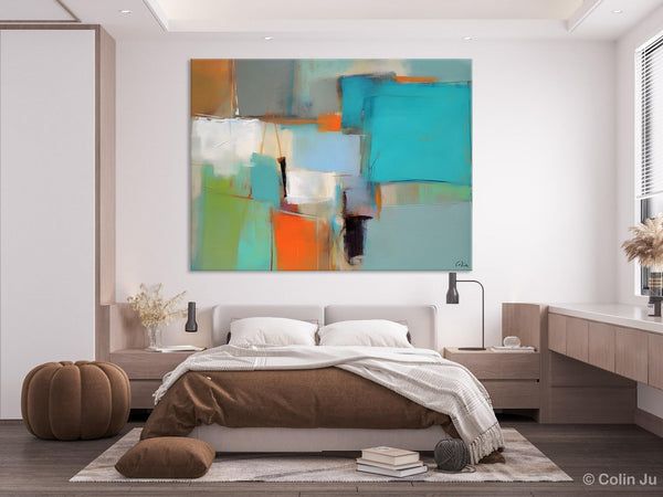 Simple Abstract Art, Large Wall Art Painting for Bedroom, Contemporary Acrylic Painting on Canvas, Original Canvas Art, Modern Wall Paintings-Art Painting Canvas